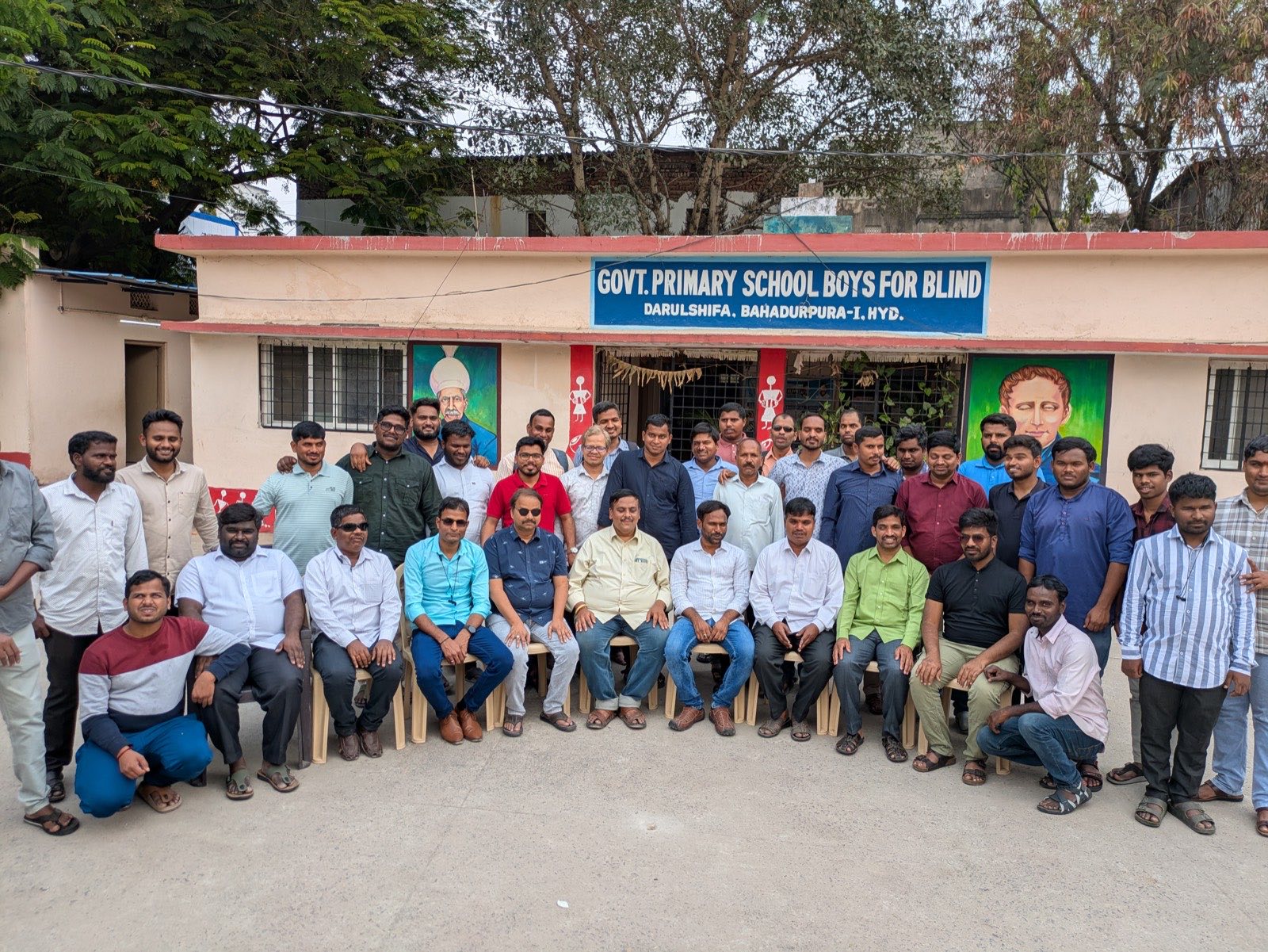 I and Eye alumni meet gathering with former students